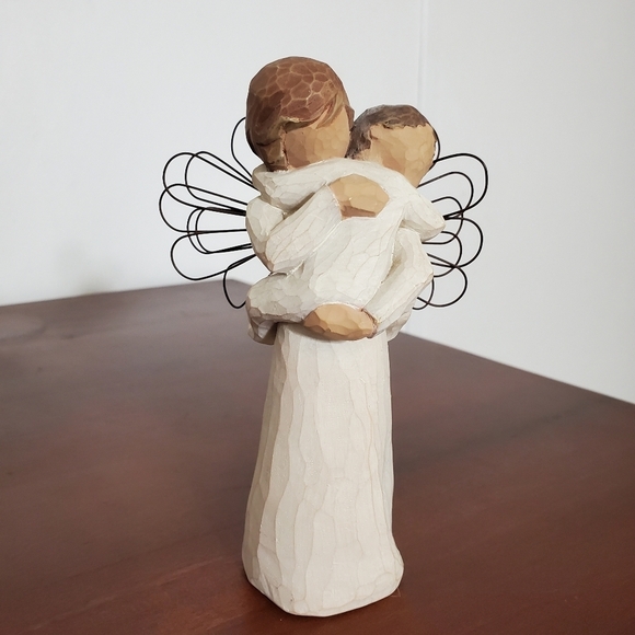 Willow Tree Other - Willow Tree ANGEL'S EMBRACE Hold Close That Which We Hold Dear 2002 5"